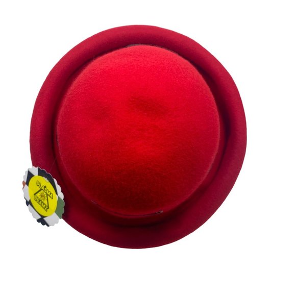 Red Wool Laced Bowler main image 13